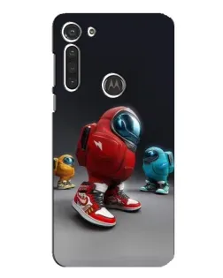 Чехол для Motorola MOTO G8 с картинкой «Among Us — 3D стиль»