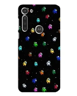 Чехол для Motorola MOTO G8 с картинкой «Экипаж Among Us»
