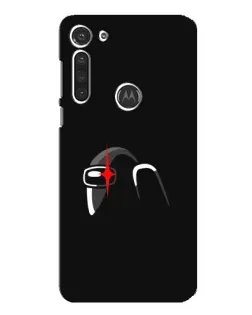 Чехол для Motorola MOTO G8 с картинкой «Among Us шлем»