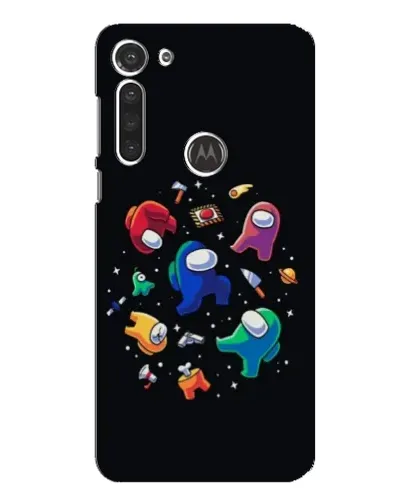 Чехол для Motorola MOTO G8 с картинкой «Among Us космос»