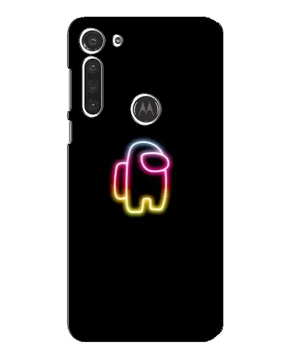 Чехол для Motorola MOTO G8 с картинкой «Among Us градиент»