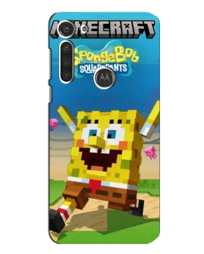 Чехол для Motorola MOTO G8 с картинкой «Губка Боб Minecraft» Чехол для Motorola MOTO G8 с картинкой «Губка Боб Minecraft»