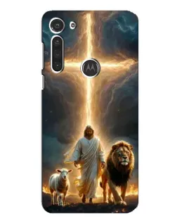 Чохол для Motorola MOTO G8 з картинкою «Лев Юди та Світло»