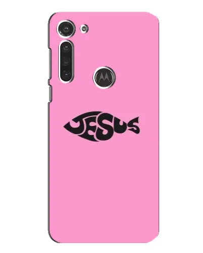Чехол для Motorola MOTO G8 с картинкой «Розовый символ Jesus» Чехол для Motorola MOTO G8 с картинкой «Розовый символ Jesus»