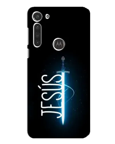 Чехол для Motorola MOTO G8 с картинкой «Меч Духа Jesus» Чехол для Motorola MOTO G8 с картинкой «Меч Духа Jesus»