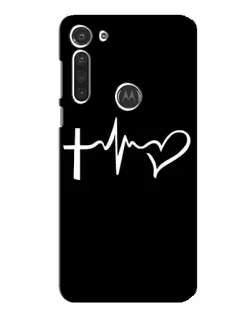 Чехол для Motorola MOTO G8 с картинкой «Пульс веры»