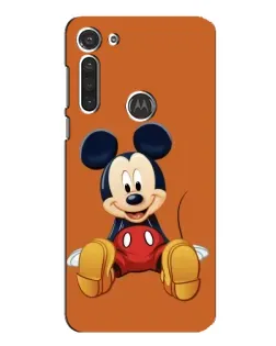 Чехол для Motorola MOTO G8 с картинкой «Микки отдыхает»