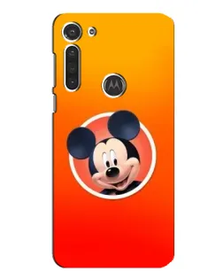 Чехол для Motorola MOTO G8 с картинкой «Mickey в круге»