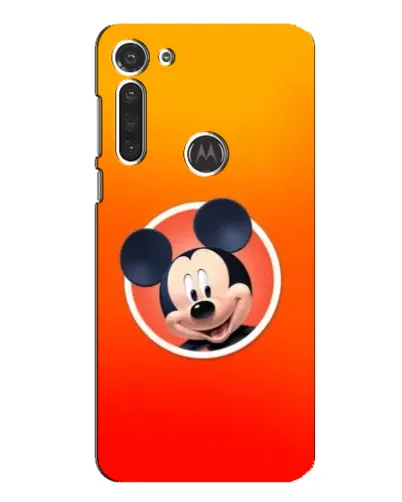 Чехол для Motorola MOTO G8 с картинкой «Mickey в круге»