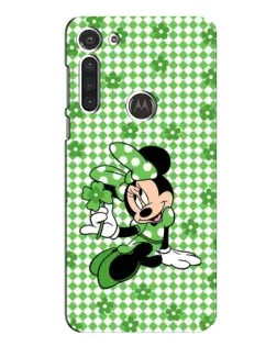 Чехол для Motorola MOTO G8 с картинкой «Mickey в клетку»