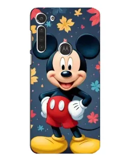 Чехол для Motorola MOTO G8 с картинкой «Осенний Mickey Mouse»
