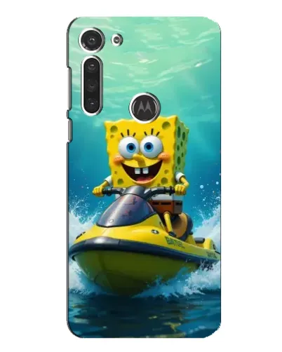 Чехол для Motorola MOTO G8 с картинкой «Спанч Боб на гидроцикле» Чехол для Motorola MOTO G8 с картинкой «Спанч Боб на гидроцикле»
