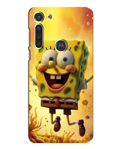 Чехол для Motorola MOTO G8 с картинкой «Губка Боб прыгает» Чехол для Motorola MOTO G8 с картинкой «Губка Боб прыгает»