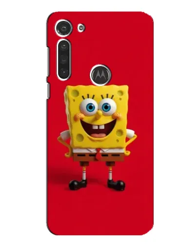 Чехол для Motorola MOTO G8 с картинкой «Спанч Боб на красном» Чехол для Motorola MOTO G8 с картинкой «Спанч Боб на красном»
