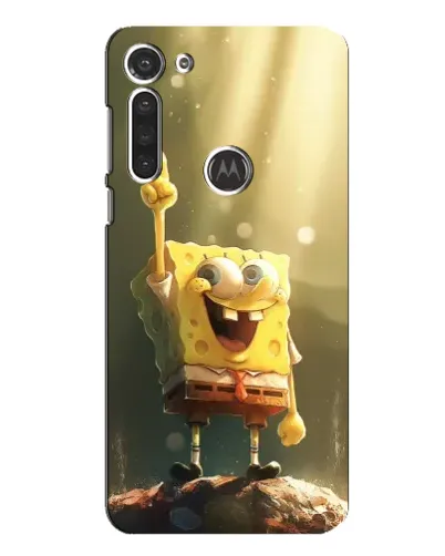 Чехол для Motorola MOTO G8 с картинкой «Сияющий Спанч Боб» Чехол для Motorola MOTO G8 с картинкой «Сияющий Спанч Боб»