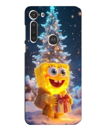 Чехол для Motorola MOTO G8 с картинкой «Рождественский Спанч Боб» Чехол для Motorola MOTO G8 с картинкой «Рождественский Спанч Боб»