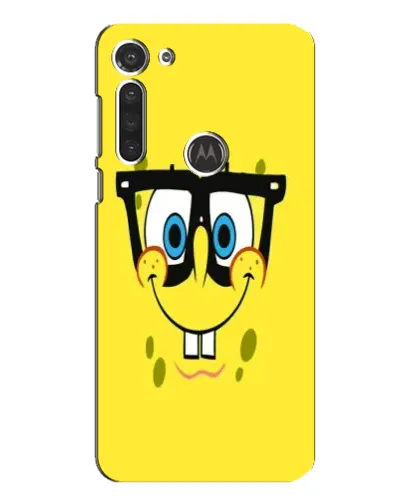 Чехол для Motorola MOTO G8 с картинкой «Минималистичный Спанч Боб» Чехол для Motorola MOTO G8 с картинкой «Минималистичный Спанч Боб»