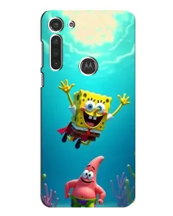 Чехол для Motorola MOTO G8 с картинкой «Спанч Боб под водой» Чехол для Motorola MOTO G8 с картинкой «Спанч Боб под водой»