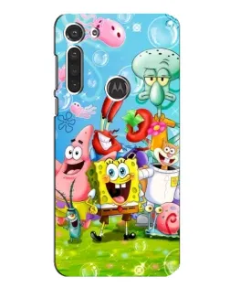 Чехол для Motorola MOTO G8 с картинкой «Губка Боб и друзья» Чехол для Motorola MOTO G8 с картинкой «Губка Боб и друзья»