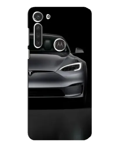 Чехол для Motorola MOTO G8 с картинкой «Tesla Model S Look»