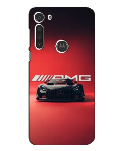 Чехол для Motorola MOTO G8 с картинкой «Mercedes AMG — красная линия»