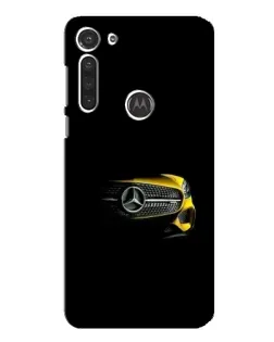 Чехол для Motorola MOTO G8 с картинкой «Mercedes — ретро стиль»