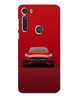 Чехол для Motorola MOTO G8 с картинкой «Красный Mercedes AMG»