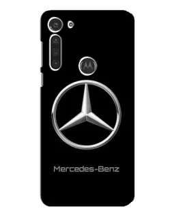 Чехол для Motorola MOTO G8 с картинкой «Mercedes Silver Logo»