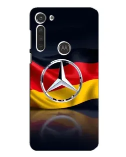 Чехол для Motorola MOTO G8 с картинкой «Mercedes — флаг Германии»