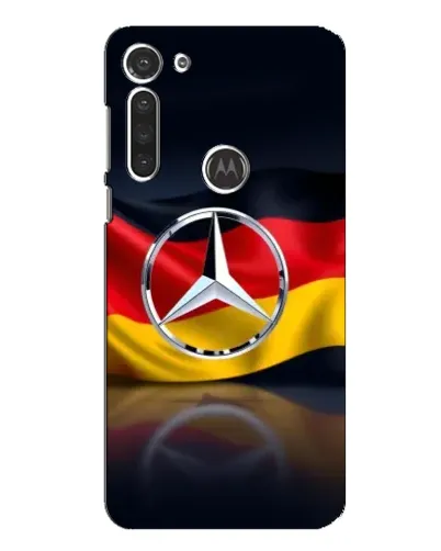 Чехол для Motorola MOTO G8 с картинкой «Mercedes — флаг Германии»