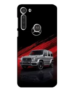 Чехол для Motorola MOTO G8 с картинкой «Mercedes G-Class красный»