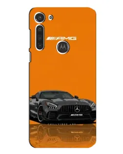 Чехол для Motorola MOTO G8 с картинкой «Оранжевый Mercedes AMG»