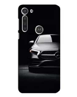 Чехол для Motorola MOTO G8 с картинкой «Свет фар Mercedes»