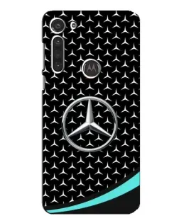 Чехол для Motorola MOTO G8 с картинкой «Mercedes — бирюзовый акцент»