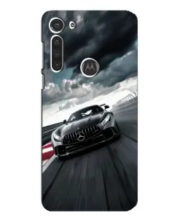 Чехол для Motorola MOTO G8 с картинкой «Гоночный Mercedes AMG»