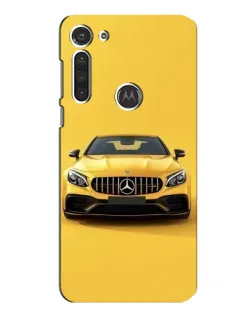 Чехол для Motorola MOTO G8 с картинкой «Желтый Mercedes GT»