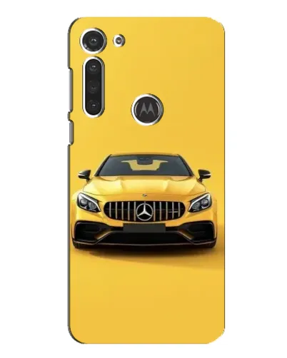Чехол для Motorola MOTO G8 с картинкой «Желтый Mercedes GT»