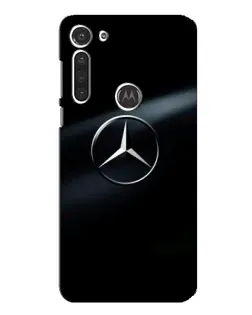 Чехол для Motorola MOTO G8 с картинкой «Mercedes на металле»