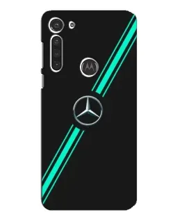 Чехол для Motorola MOTO G8 с картинкой «Спортивные линии Mercedes»