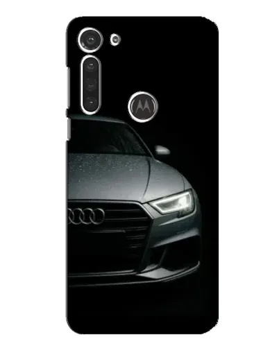 Чехол для Motorola MOTO G8 с картинкой «Audi — детализация кузова»