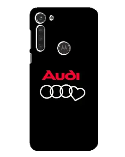 Чехол для Motorola MOTO G8 с картинкой «Логотип Audi Heart»