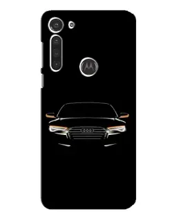 Чехол для Motorola MOTO G8 с картинкой «Audi — ночной контур» Чехол для Motorola MOTO G8 с картинкой «Audi — ночной контур»