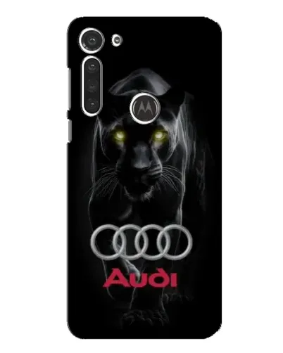 Чехол для Motorola MOTO G8 с картинкой «Пантера и Audi»