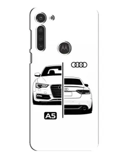 Чехол для Motorola MOTO G8 с картинкой «Audi — контрастный дизайн» Чехол для Motorola MOTO G8 с картинкой «Audi — контрастный дизайн»