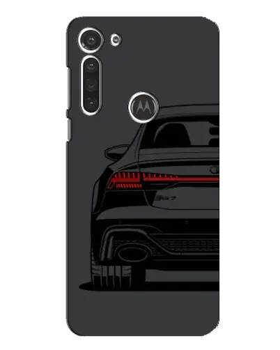 Чехол для Motorola MOTO G8 с картинкой «Задняя часть Audi — арт»