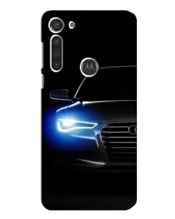 Чехол для Motorola MOTO G8 с картинкой «Неоновый взгляд Audi» Чехол для Motorola MOTO G8 с картинкой «Неоновый взгляд Audi»