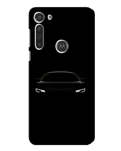 Чехол для Motorola MOTO G8 с картинкой «Взгляд Audi в темноте»