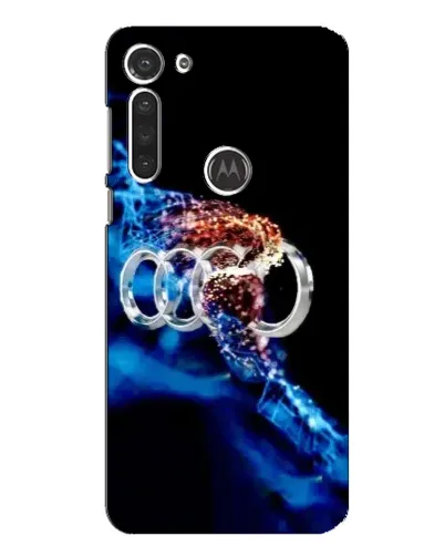 Чехол для Motorola MOTO G8 с картинкой «Энергия лого Audi»