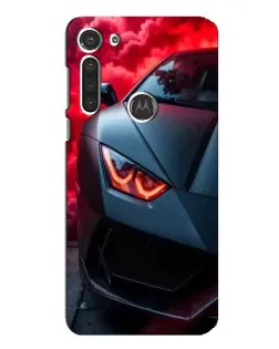 Чехол для Motorola MOTO G8 с картинкой «Lamborghini красное сияние» Чехол для Motorola MOTO G8 с картинкой «Lamborghini красное сияние»