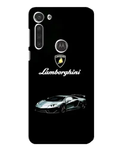 Чехол для Motorola MOTO G8 с картинкой «Логотип Lamborghini классика»